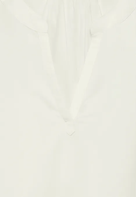 Viskose Blusenshirt off white
