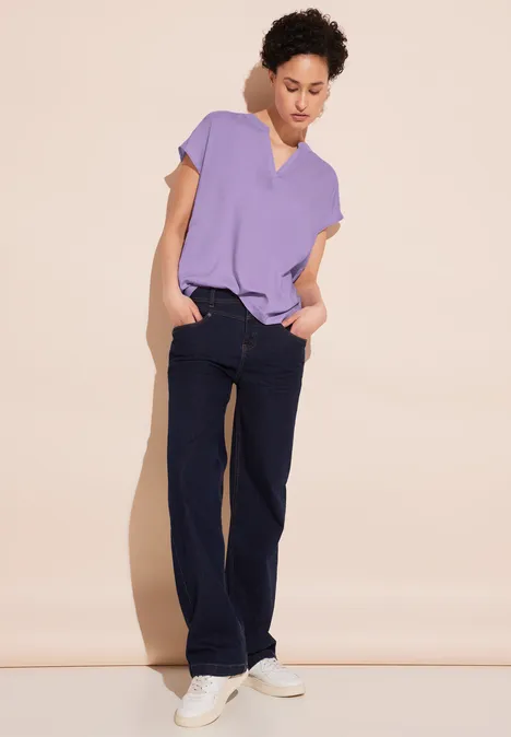 Viskose Blusenshirt smell of lavender