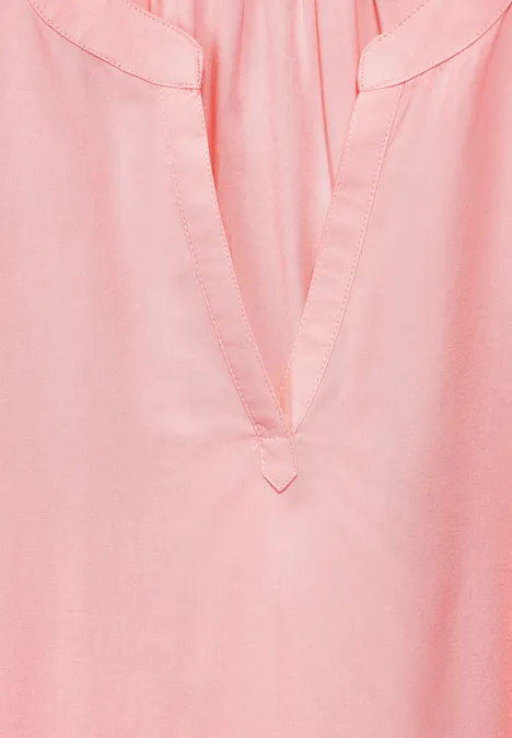 Viskose Blusenshirt fun peach
