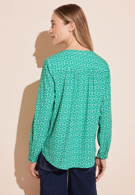 Basic Viskose Bluse dull aqua Basic Viskose Bluse dull aqua