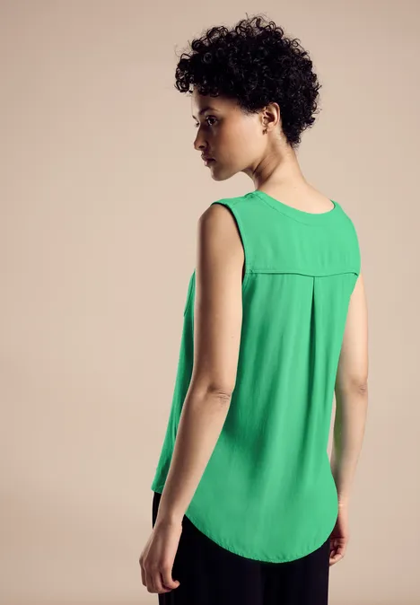 Sommer Blusentop soft grass green