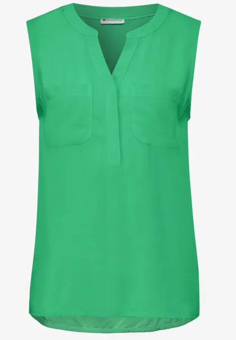 Sommer Blusentop soft grass green
