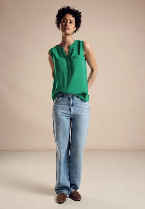 Sommer Blusentop fresh spring green