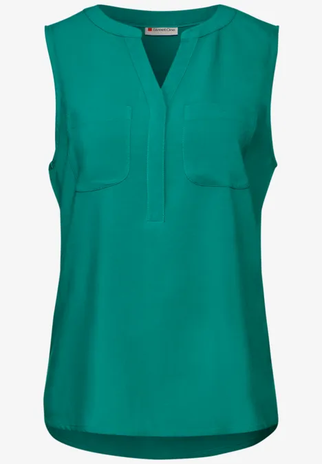 Chemisier d'été intense aqua