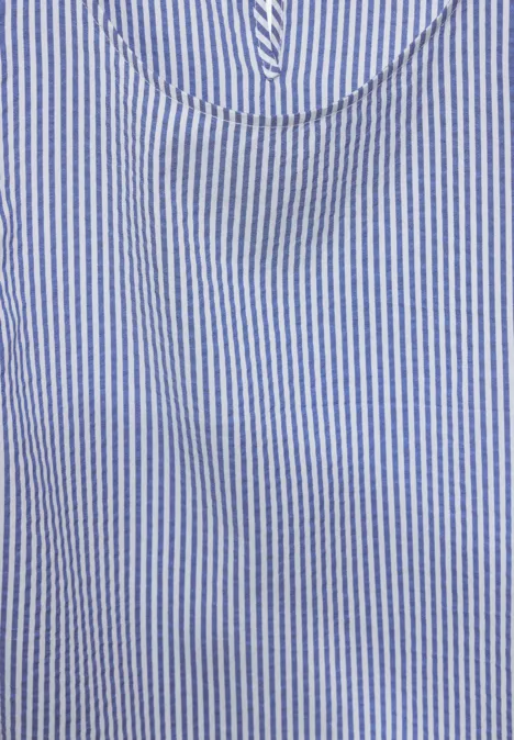 Gestreifte Sommer Bluse original blue