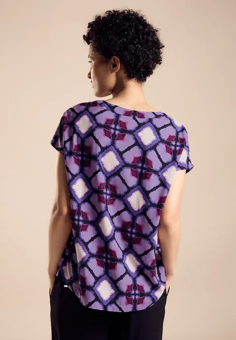 Sommer Blusenshirt bellflower lilac