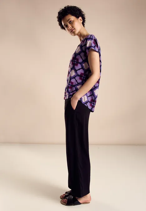 Sommer Blusenshirt bellflower lilac