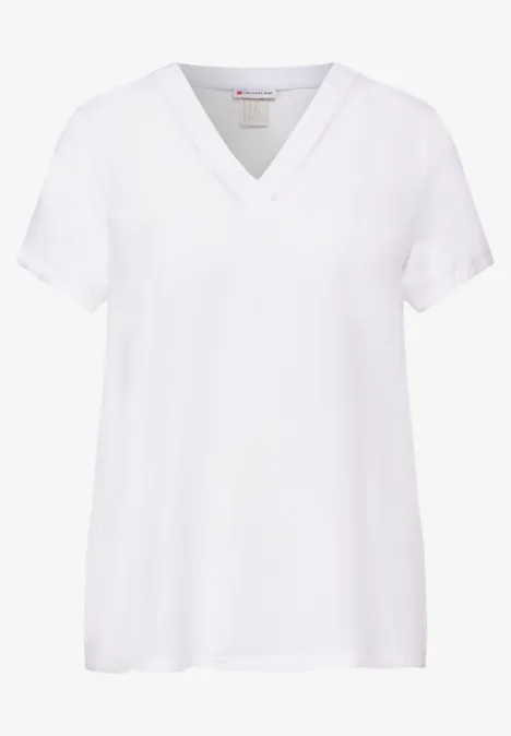 Tuniekblouse met print White Tuniekblouse met print White