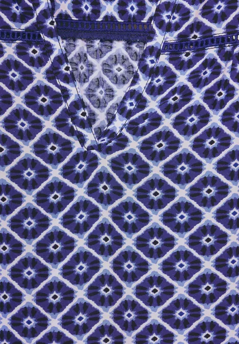 Sommer Blusentop deep blue