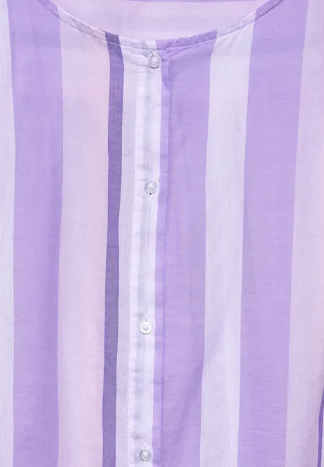Sommer Bluse mit Streifen bellflower lilac