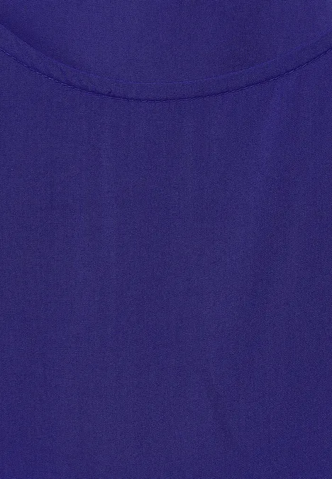 Viskose Blusentop violet blue