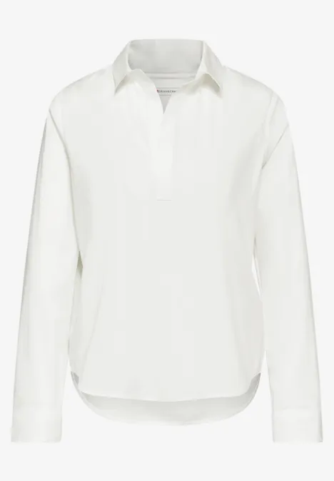 Lange Bluse off white