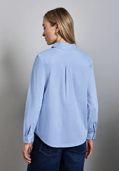 Business-Bluse original blue
