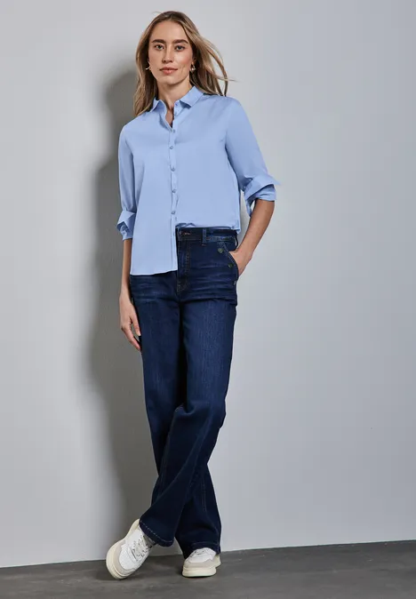 Business-Bluse original blue