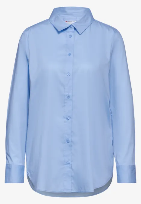 Lange Bluse original blue