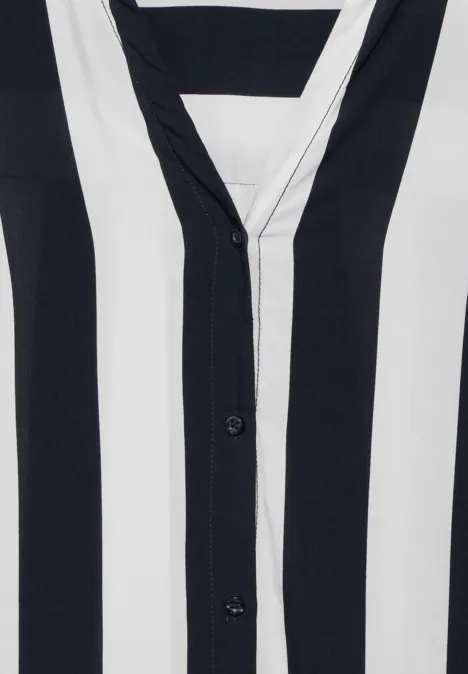 Gestreifte Bluse deep blue