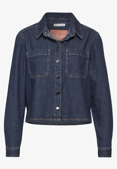 Jeansbluse Dark Blue