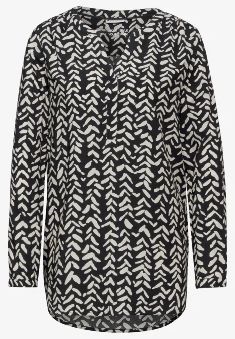 Lange Bluse Black
