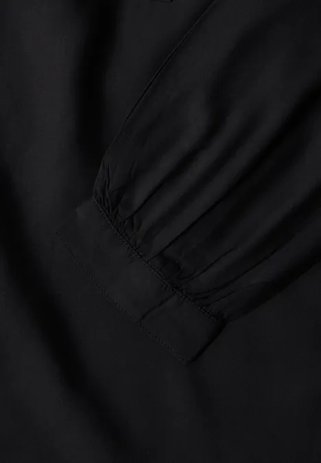 Tunika in Unifarbe Black
