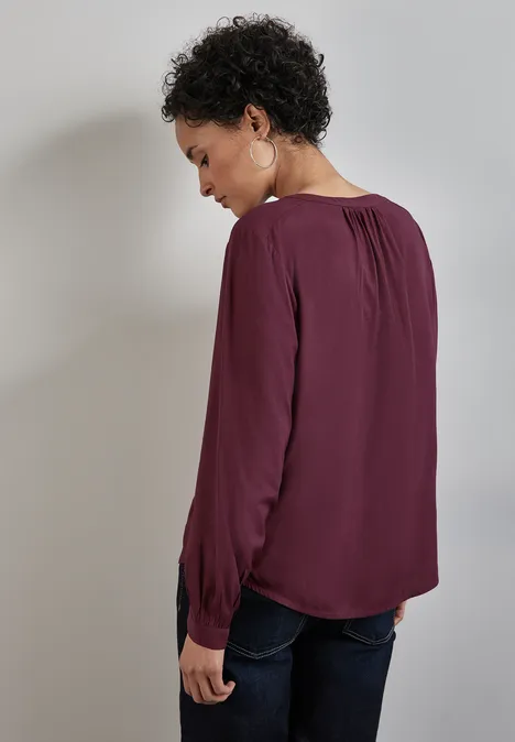 Tunika w jednolitym kolorze enigma red