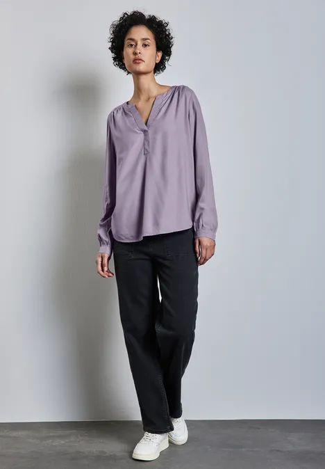 Tunika in Unifarbe wisteria purple