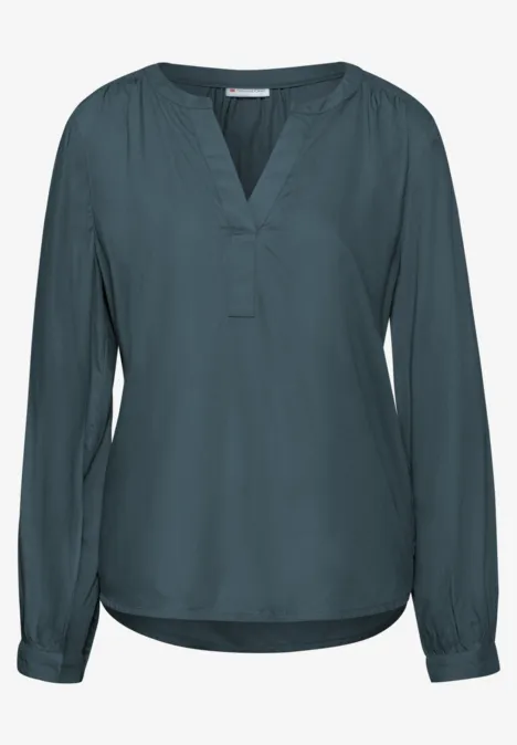 Tunika in Unifarbe nightshade green