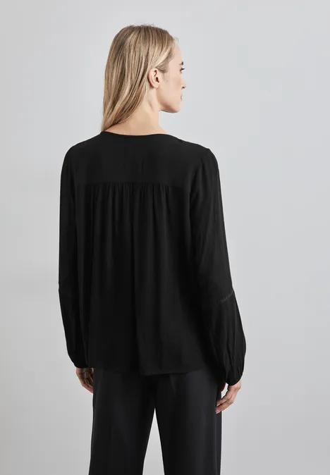 Tunique avec détail de ruban adhésif Black