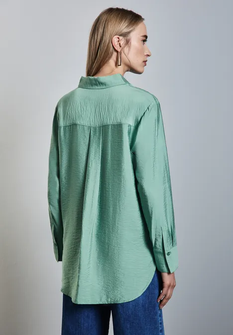 Relaxed Fit Bluse sunlit green