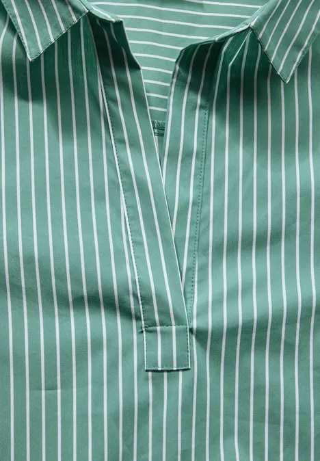 Business Longblouse sunlit green