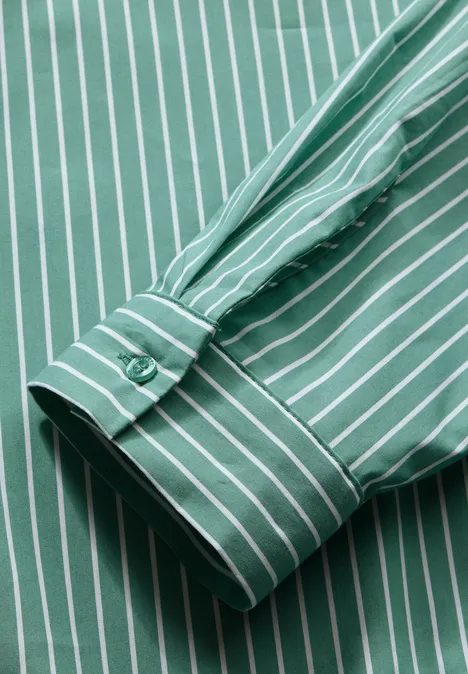 Business Longblouse sunlit green