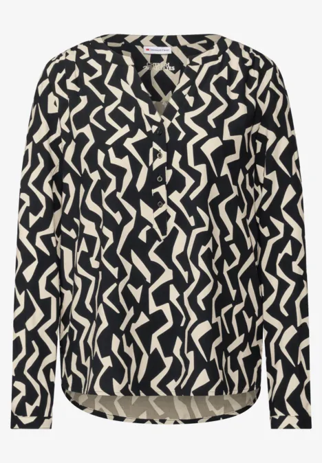 Blouse imprimée Black