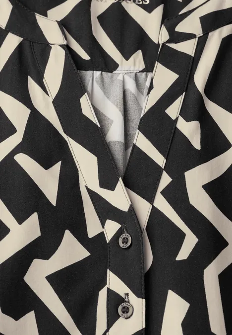 Blouse imprimée Black