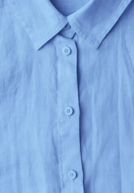 Leinenhemdbluse serenity blue