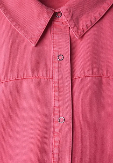 Gewassen blouse sugar coral