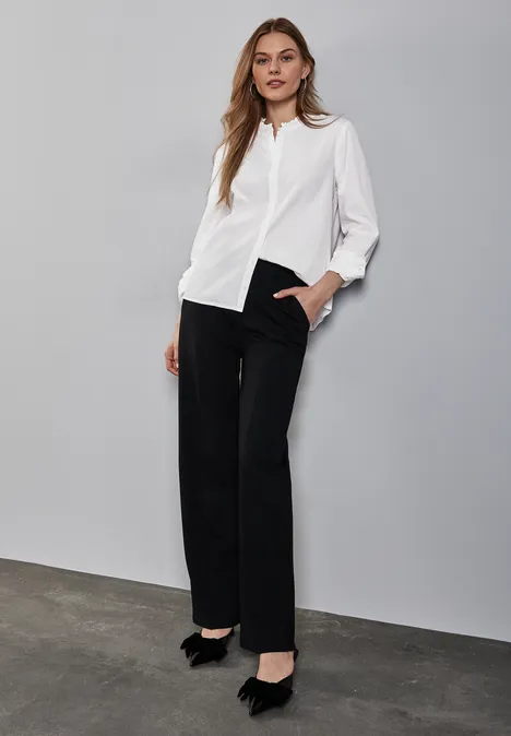 Bluse mit Rüschen-Details White