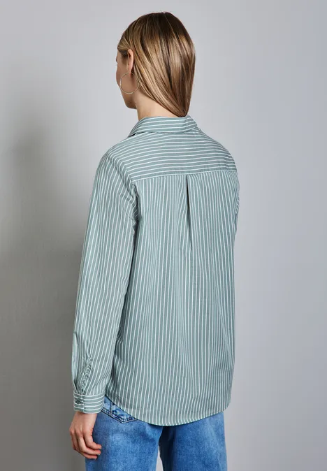 Lange Business-Bluse seafoam green