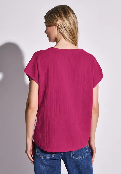 Musselin-Bluse juicy berry