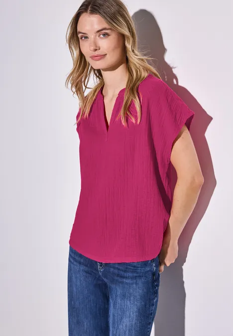 Musselin-Bluse juicy berry