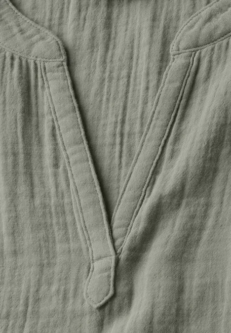 Musselin-Bluse dusty milky green Musselin-Bluse dusty milky green