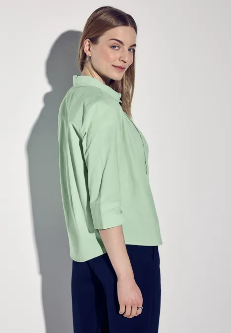 Cordbluse milky green