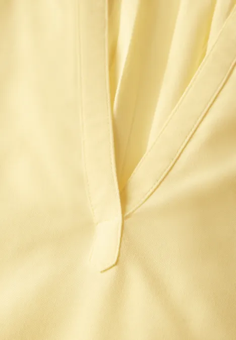 Bluse in Unifarbe solar yellow
