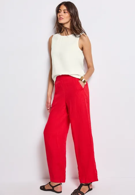 Musselin Blusentop off white