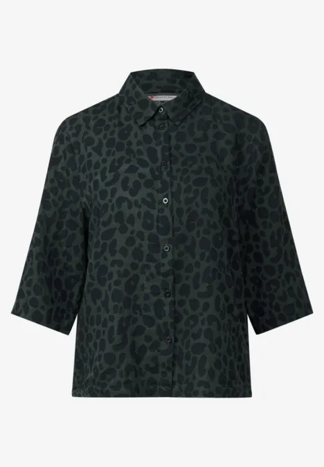 Chemisier à motifs mid green