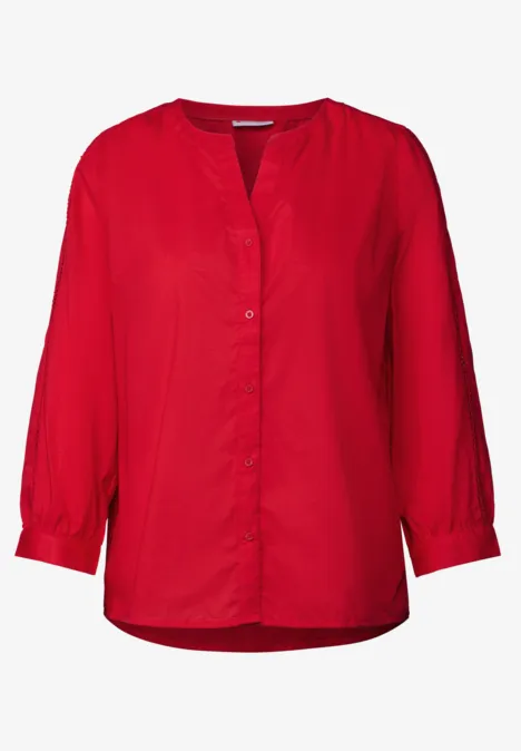 Blouse met tape details glory red
