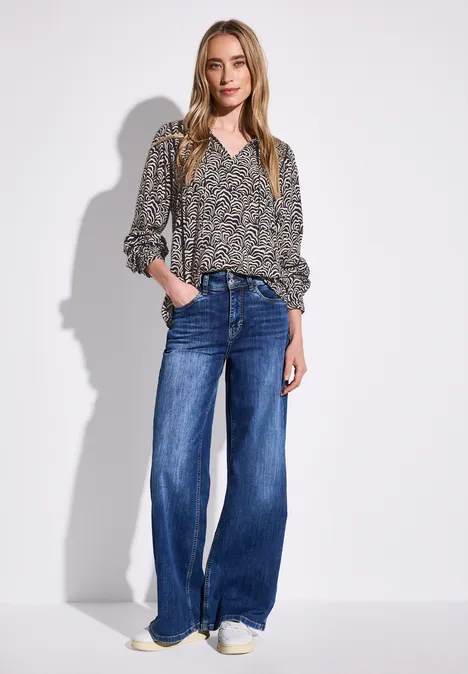 Tunika mit Zierdetails deep blue