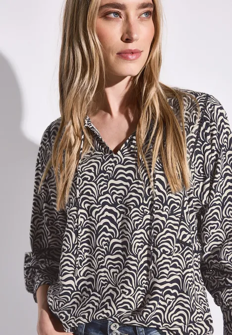 Tunika mit Zierdetails deep blue