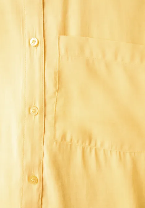 Dolman Hemdbluse buttercream yellow