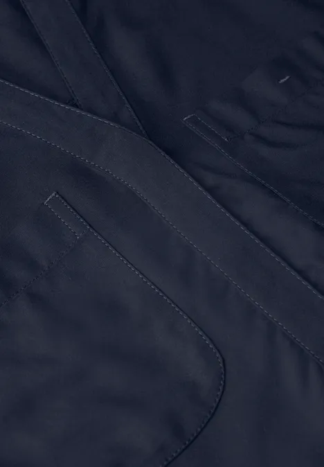 Blusentop mit Brusttaschen deep blue
