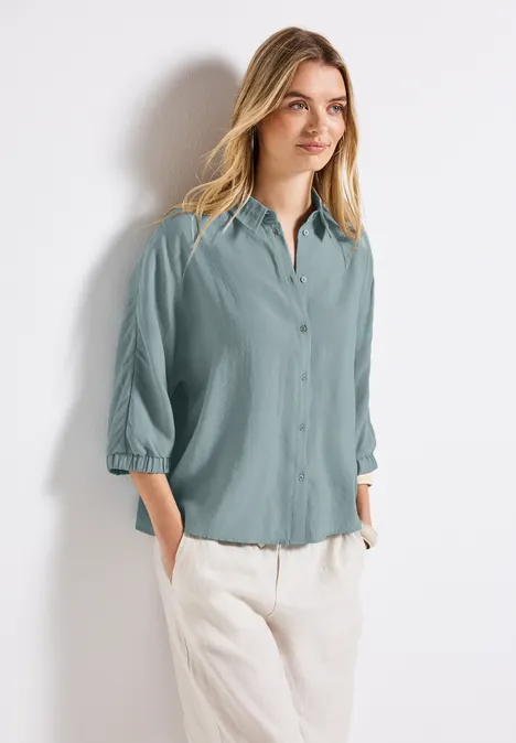 Dolman Hemdbluse arona blue