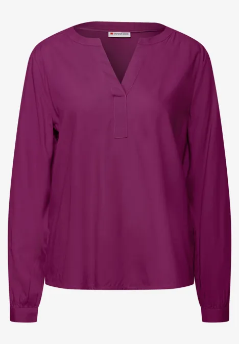Tuniek met gespleten hals berry paradise